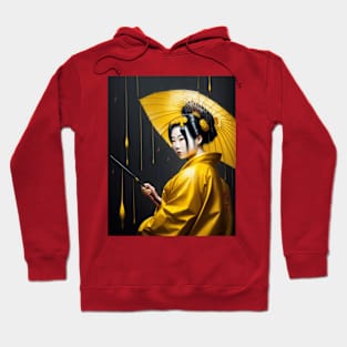 Geisha in a yellow world Hoodie